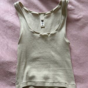 Skims Cotton Rib Tank BONE